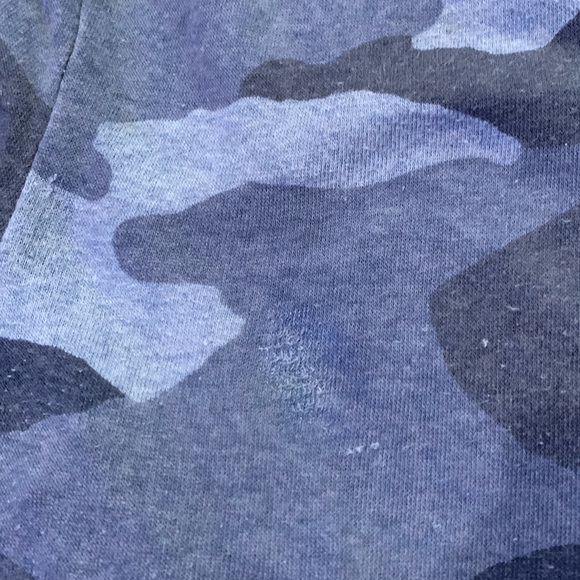 Blue camouflage Aerie Capri joggers - Picture 3 of 7